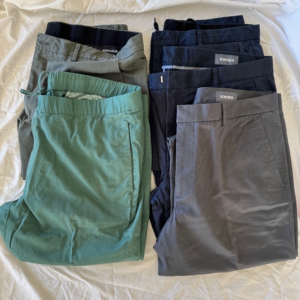 New or Nearly new Bonobos Men's pant for $20 each!